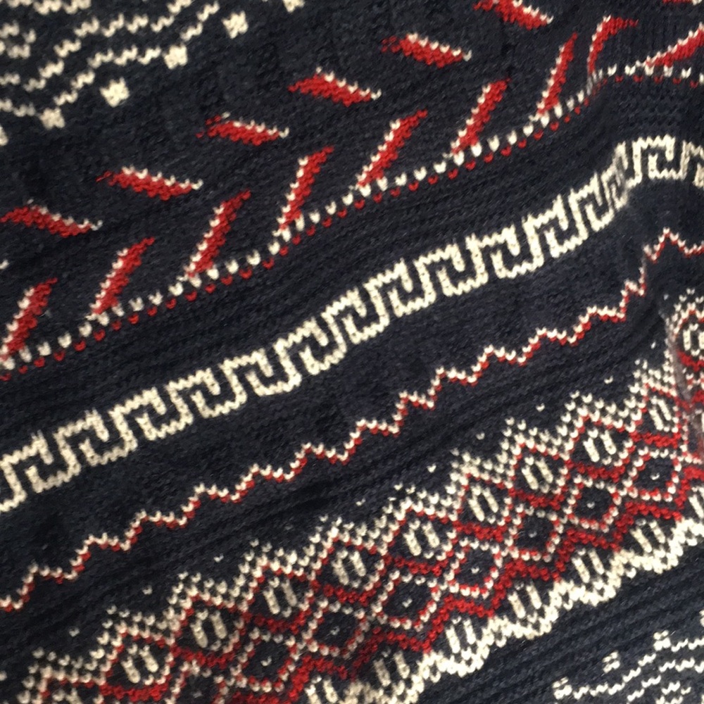 Patterned Body-con Sweater Dress - Picture 2 of 2
